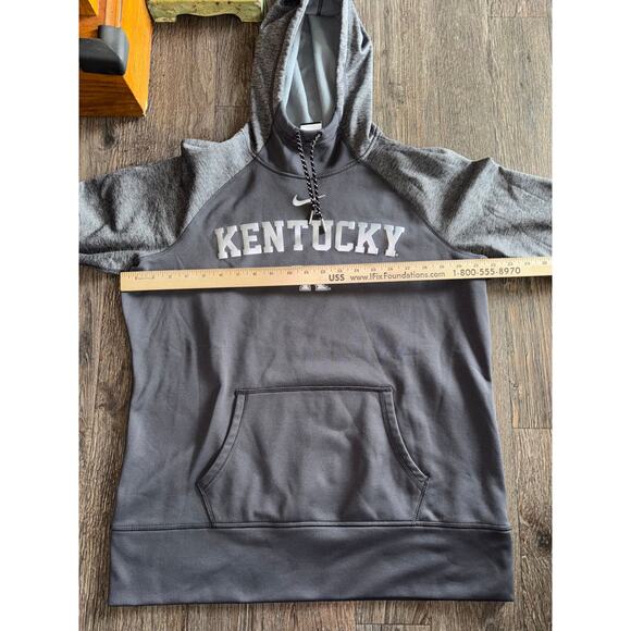 Nike thermafit XL Kentucky hoodie UK Wildcats gray *see measurements* - Picture 9 of 9